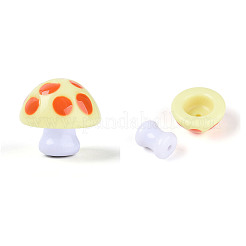 2 шт. непрозрачные акриловые эмалевые бусины&nbsp;MACR-N018-15C