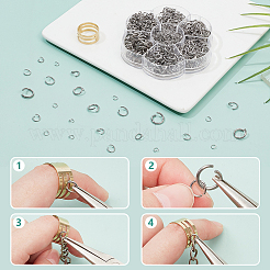 1255 шт. 7 открытых соединительных кольца из нержавеющей стали 304 DIY-AR0003-69