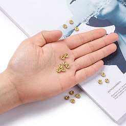 Железные хрустальные бусины-разделители со стразами RB-A007-6MM-G