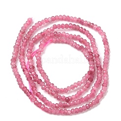 Натуральный розовый турмалин бисер нитей G-RM250101-T2