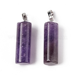 Подвески из натурального аметиста &nbsp;G-E135-02P-06