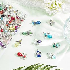 60 шт. 5 подвески из гальванического стекла FIND-CA0004-19