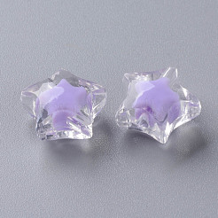 Прозрачные акриловые бусины&nbsp;TACR-S152-02A-SS2114