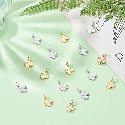 16шт 2 цвета латунные подвески&nbsp;KK-LP0001-52