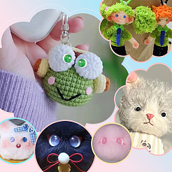 80шт. 40 стиля стеклянных кукольных глаз&nbsp;DIY-PH0030-60