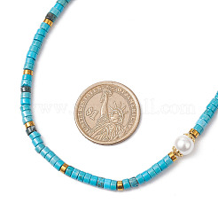 3 шт. 3 стиля ожерелий из круглых ракушечных жемчужин&nbsp;NJEW-JN05300