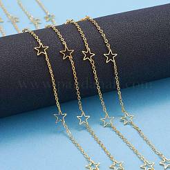 3.28 фут ручной работы из латунных звеньев цепи X-CHC-F010-02-G