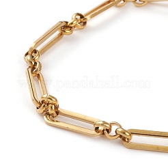 Браслеты-цепочки Figaro из нержавеющей стали 304 BJEW-JB05838