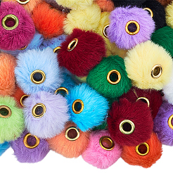 100 шт. 20 цвета имитация кроличьей шерсти европейские бусины&nbsp;FIND-PA0001-27