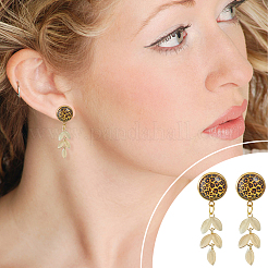 30 шт. плоские круглые серьги-гвоздики из нержавеющей стали 304 STAS-UN0053-09