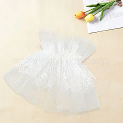 Нарукавники из полиэстерового кружева для невесты&nbsp;AJEW-WH20120-24A