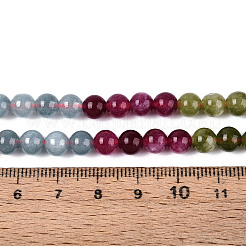 Бусины из натурального белого нефрита G-Z097-A01-6mm-C