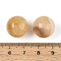 Круглые акриловые бусины&nbsp;X-OACR-R029-16mm-14A