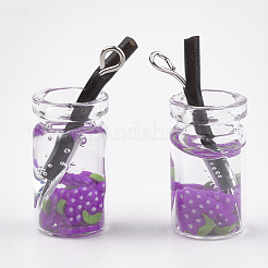 Стеклянные подвески для бутылок CRES-N017-06