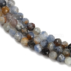 Натуральный кианитовые бисер пряди G-M092-D03-01A