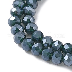 Гальванизируйте прозрачное стекло бисер нитей&nbsp;GLAA-XCP0001-60-4mm