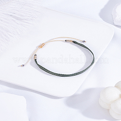 1 шт. плетеные браслеты из хлопкового шнура в стиле бохо для женщин&nbsp;BJEW-LP0004-18