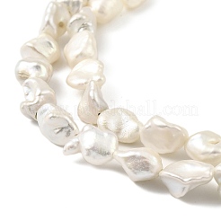 Барокко натуральный жемчуг кеши нити бусы PEAR-B004-12A-01A