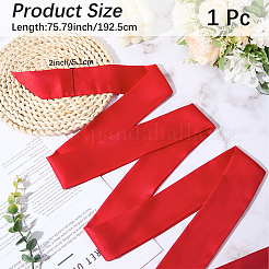 Длинный полиэстеровый шелковый шарф для женщин и девочек&nbsp;AJEW-WH20042-34