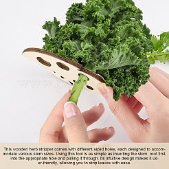 Необработанные деревянные подвески WOOD-WH0026-37B-01