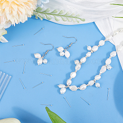 60 шт. 925 булавки с головкой из стерлингового серебра STER-PH0003-11