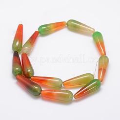 Природные Агат бисера нити G-K143-B-M