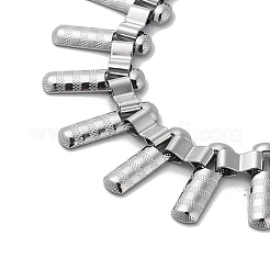 Некорневая нержавеющая сталь 304 ожерелья нагрудники для мужчин NJEW-Q340-07P