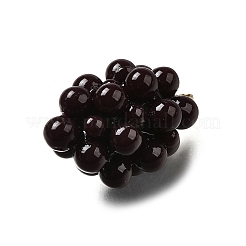 Подвески из акрила из виноградной латуни OACR-R006-05G-07