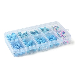 Синтетические бирюзовые бусины&nbsp;DIY-FS0005-93