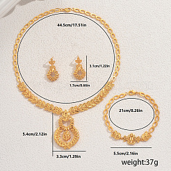 Элегантные комплекты из латунных листьев в ближневосточном стиле для женщин XK7666