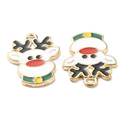 Новогодняя тема сплава эмали подвески&nbsp;ENAM-E010-02KCG