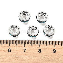 Латунь марки А горный хрусталь Spacer бисер RB-A014-Z8mm-06S