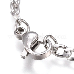 Не тускнеющие ожерелья из нержавеющей стали 304 Figaro NJEW-I065-33-A