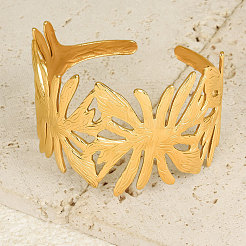 Браслеты-манжеты из нержавеющей стали 304 в европейском и американском стиле для женщин&nbsp;JS5877-2