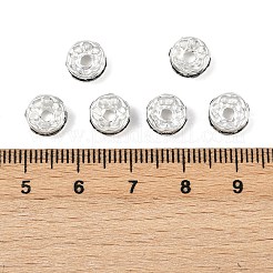 Латунь марки А горный хрусталь Spacer бисер&nbsp;RB-A014-Z8mm-02S