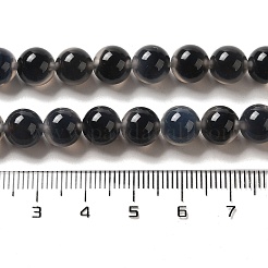 Нити из натуральных окрашенных и нагретых агатных бусин G-K356-A02-02