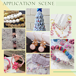 28шт 7 цвета матовые акриловые бусины&nbsp;MACR-PH0002-19