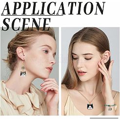 Подвески из сплава с принтом в 80 стилях FIND-NB0003-19