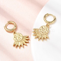 Серьги-кольца из нержавеющей стали 304&nbsp;EJEW-P329-01A-G