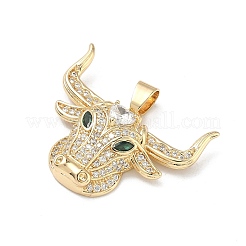 Латунные микро проложить кубического циркония подвески&nbsp;KK-P350-21C-G