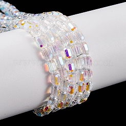 Стеклянные бусины с гальваническим покрытием &nbsp;EGLA-D031-01Z