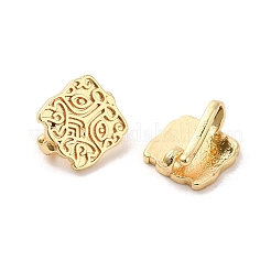 Покрытие стойки латунная прямоугольная застежка-крючок KK-F866-03