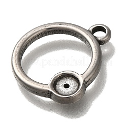 Подвеска из нержавеющей стали 304 со стразами&nbsp;STAS-H223-01AS-04