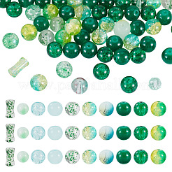 80 г прозрачных стеклянных бусин&nbsp;DGLA-TA0001-47B