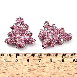 Елка полимерная глина стразы бусины CLAY-NH0001-14J