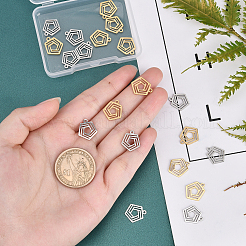 20 шт. 2 цвета 201 подвески из нержавеющей стали&nbsp;STAS-UN0031-02