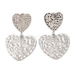 Серьги-гвоздики из нержавеющей стали 304&nbsp;EJEW-G395-24P