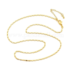 Ожерелья-цепочки из латуни для женщин NJEW-D302-174G
