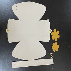 Складные сумки из искусственной кожи для свадебных цветов&nbsp;CON-WH0087-92D