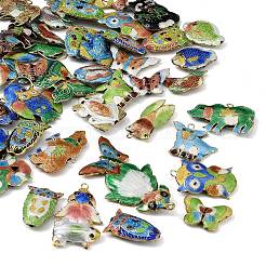 Бусины ручной работы перегородчатой CLB-Z001-11G